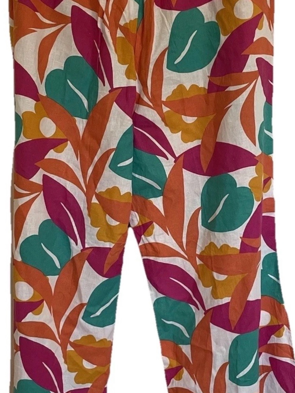 NY&CO Linen Blend Floral XL Wide Leg NWT Palazzo Pants Beach Lightweight Women - Picture 7 of 7